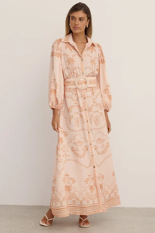 Chic for every occasion and style   Xander Maxi Dress (Peach)