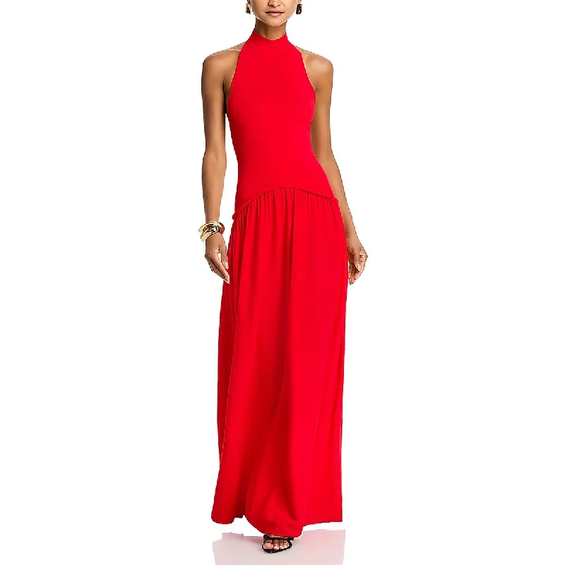Dress to impress with elegant women’s wear   Soglio Womens Halter Sleeveless Maxi Dress