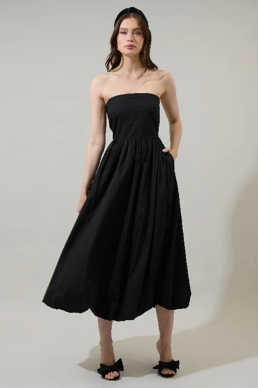 Create a timeless wardrobe with fashionable pieces   Belle Strapless Maxi Dress