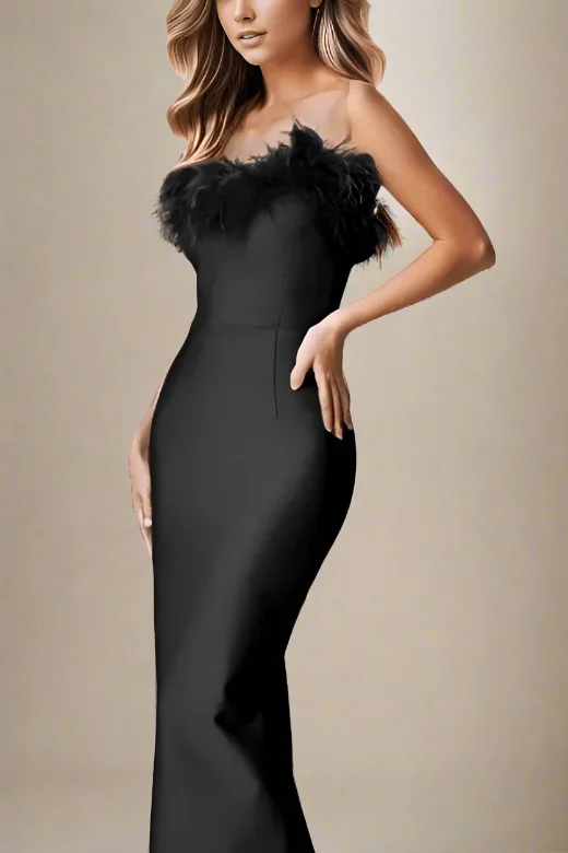 Timeless women’s fashion for any occasion   Erin Bandage Maxi Dress - Classic Black