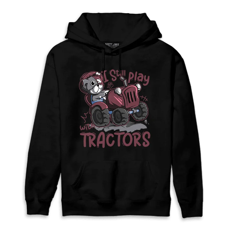 NastyJamz Burgundy 5s Hoodie Match Play With Tractors BER