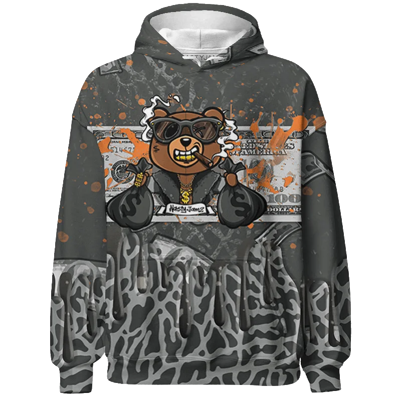 Sustainable fashion for stylish women   NastyJamz Fear Pack 3s Hoodie Match BER Dollar 3D All-Over Print