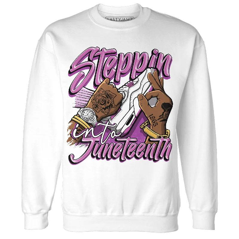 NastyJamz GS Hyper Violet 4s Sweatshirt Match Step Into Juneteenth