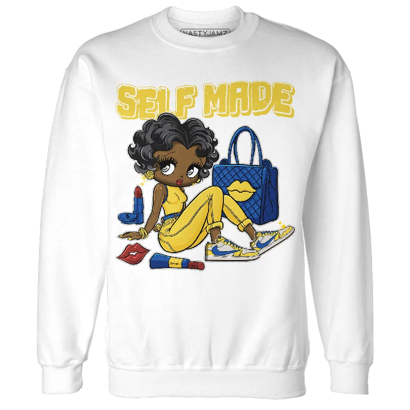 NastyJamz Low OG Canary TVSC 1s Sweatshirt Match Sneaker Girl Selfmade