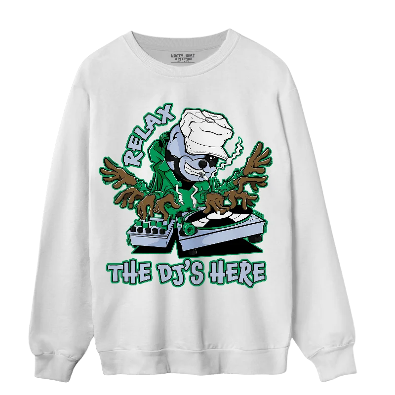 NastyJamz Lucky Green 5s Sweatshirt Match BER The DJ Here