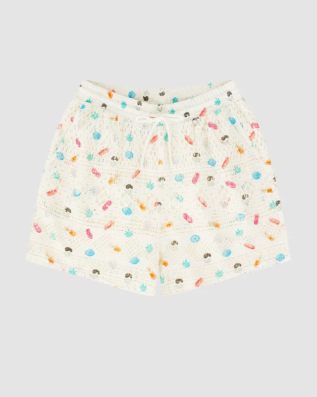 Dress up or down with these versatile pieces   Pills Crochet Shorts
