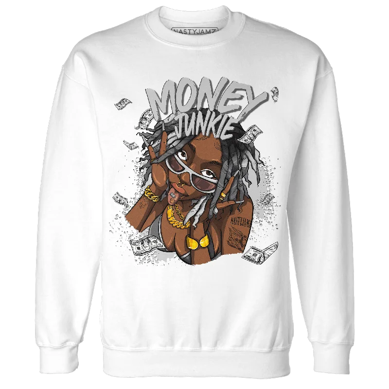 NastyJamz Retro High OG Black White 1s Sweatshirt Match Money Junkie