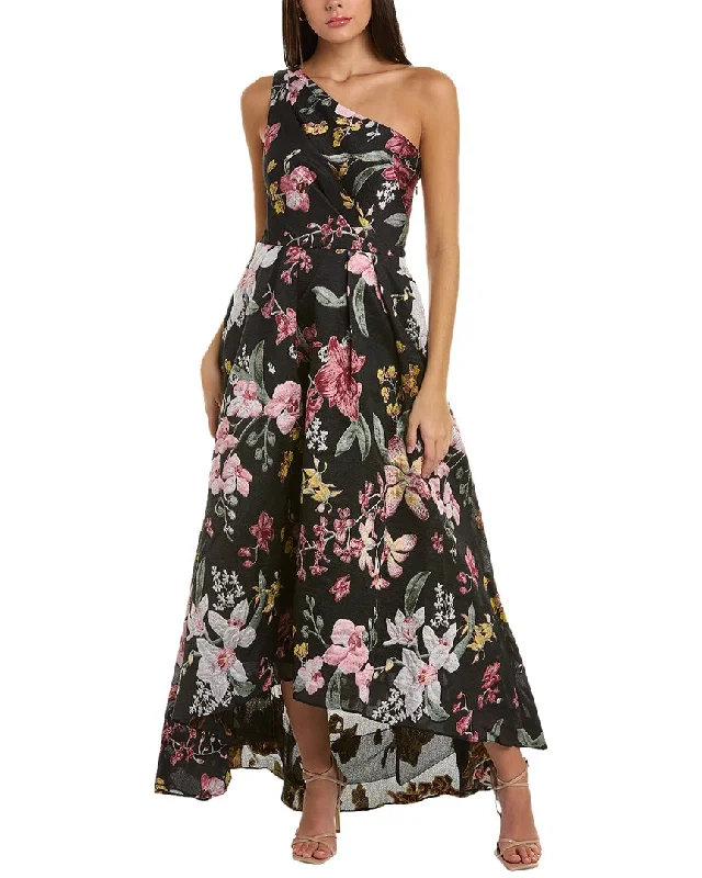Sporty-chic women’s apparel for active lifestyles   Marchesa Notte One-Shoulder Gown