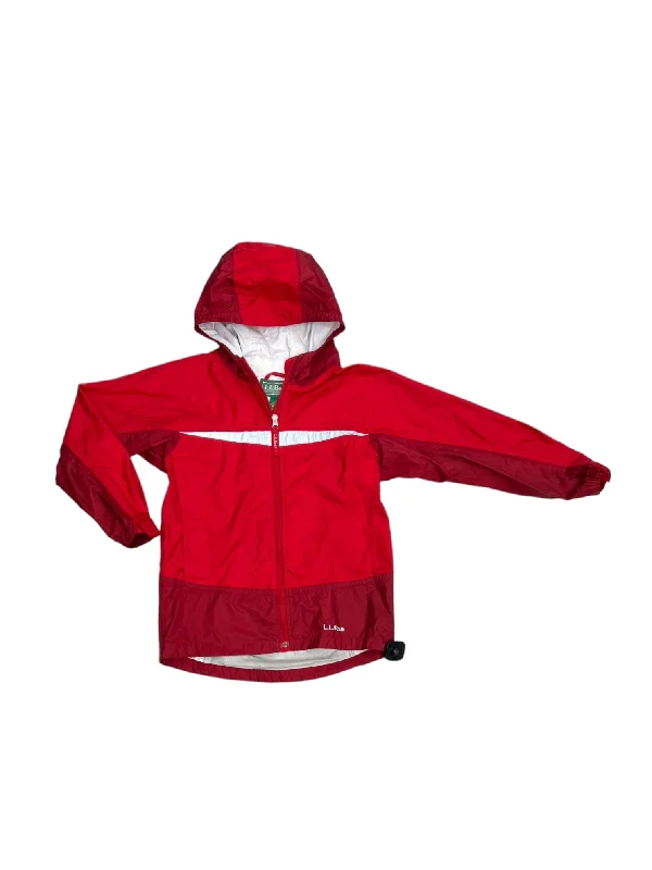 Comfortable yet fashionable women’s wear   Red Jacket Windbreaker L.l. Bean, Size M