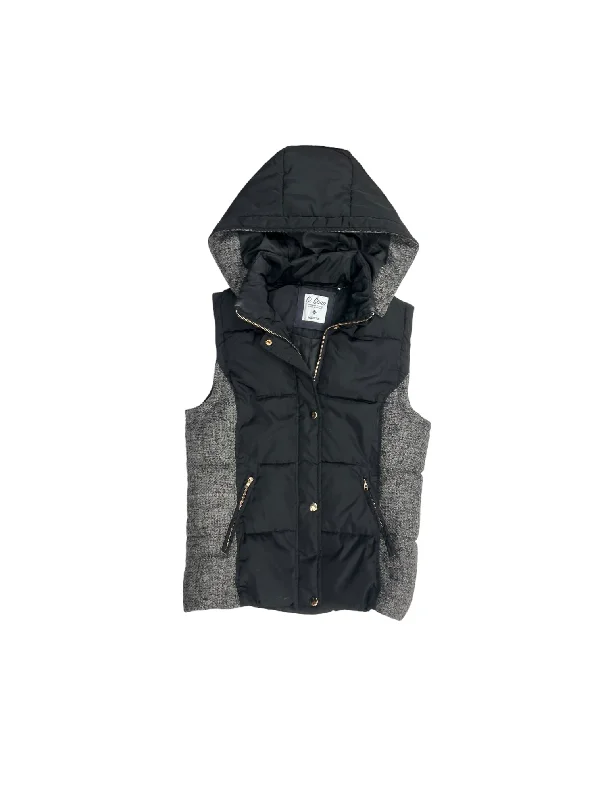 Fashion-forward women’s clothing on a budget   Vest Puffer & Quilted By Ci Sono In Black & Grey, Size: M
