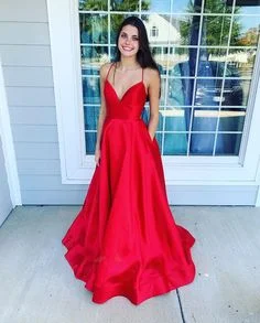 Versatile fashion options for every occasion   Backless Prom Dress with Pockets, Evening Dress ,Winter Formal Dress  cg6405