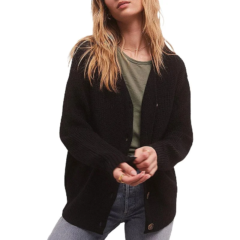 Uncover unique pieces for your perfect wardrobe   Fern Womens V Neck Long Sleeve Cardigan Sweater