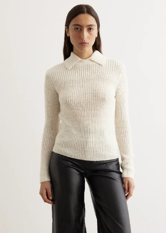 Luxurious fabrics and modern designs for women   Madix Polo Sweater