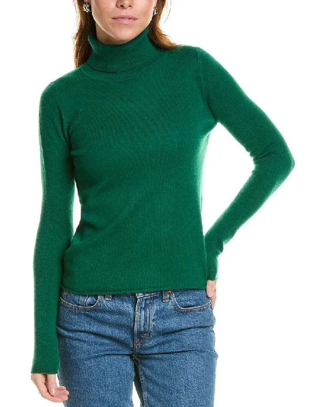 Look and feel your best in our women’s wear   sofiacashmere Roll Cuff & Hem Turtleneck Sweater
